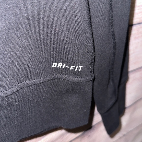 Nike Dri-Fit Full Zip Sweatshirt, Size M, Black - Picture 3 of 7